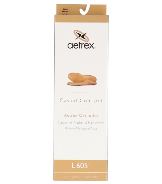 Aetrex voetbed <span>L605M Casual Comfort</span> L605M Casual Comfort meerkleurig - www.bremmerschoenen.pro - Bremmer Schoenen