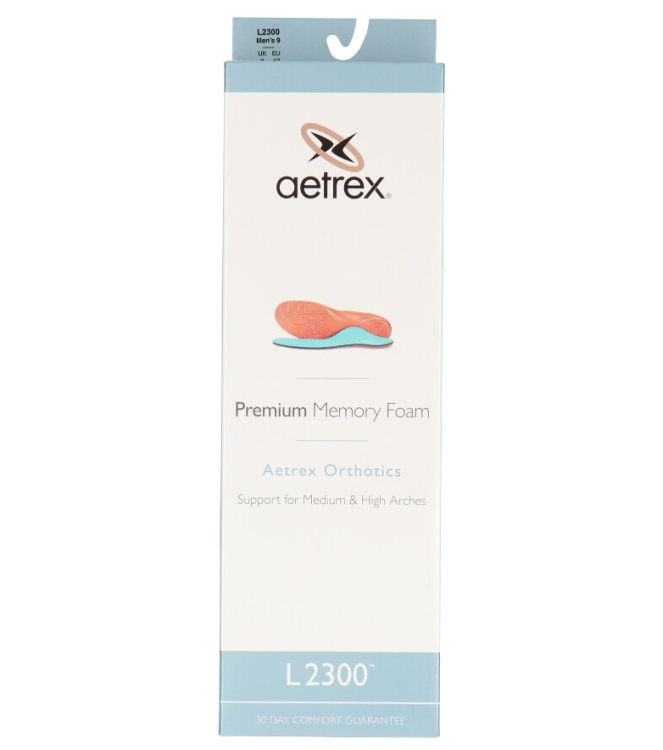 Aetrex voetbed <span>L2300M Premium Memory Foam</span> L2300M Premium Memory Foam meerkleurig - www.bremmerschoenen.pro - Bremmer Schoenen