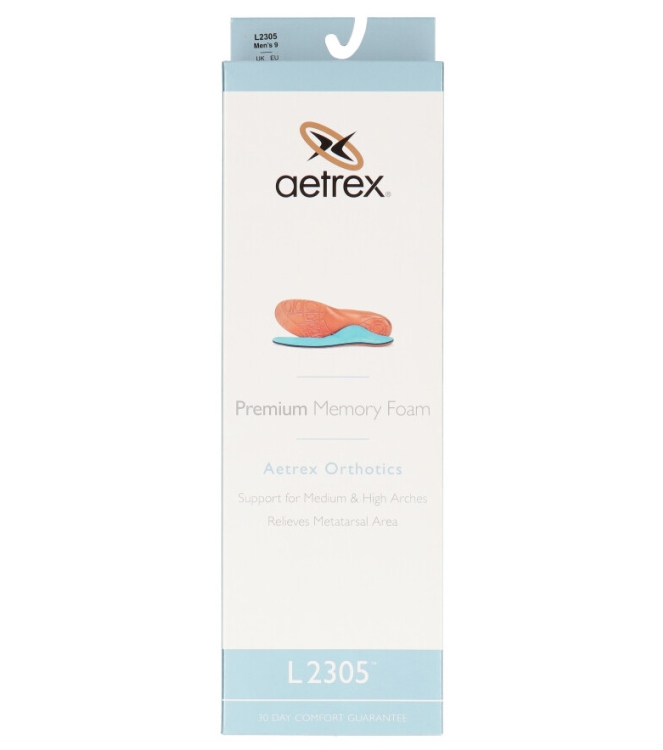 Aetrex voetbed <span>L2305M Premium Memory Foam</span> L2305M Premium Memory Foam meerkleurig - www.bremmerschoenen.pro - Bremmer Schoenen