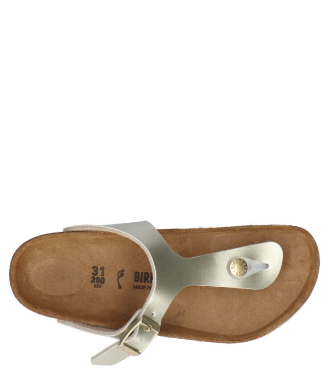 Birkenstock slipper <span>1015593 Gizeh</span> 1015593 Gizeh goud - www.bremmerschoenen.pro - Bremmer Schoenen