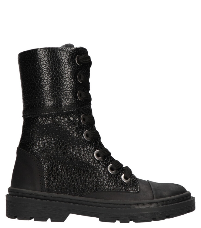 Jochie Freaks veterboot <span>JF-22582 214 Jutt</span> JF-22582 214 Jutt zwart - www.bremmerschoenen.pro - Bremmer Schoenen