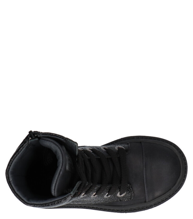 Jochie Freaks veterboot <span>JF-22582 214 Jutt</span> JF-22582 214 Jutt zwart - www.bremmerschoenen.pro - Bremmer Schoenen