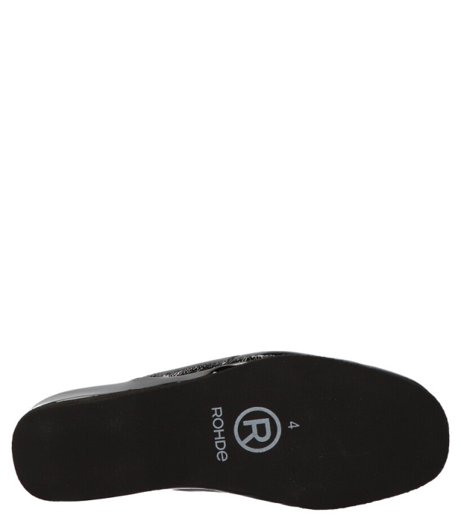 Rohde pantoffel <span>6142 91</span> 6142 91 zwart - www.bremmerschoenen.pro - Bremmer Schoenen