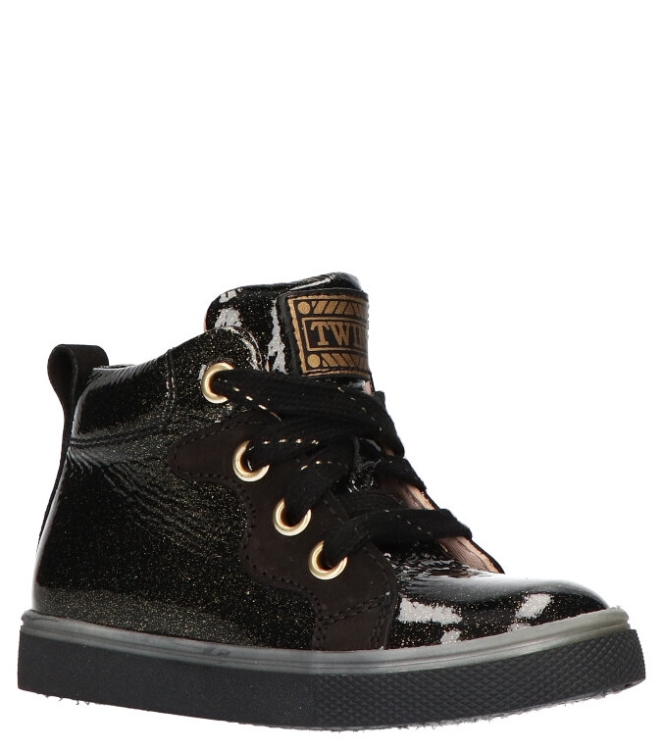 Twins sneaker <span>322602 995 Fien fleurig</span> 322602 995 Fien fleurig zwart - www.bremmerschoenen.pro - Bremmer Schoenen