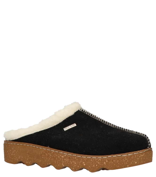 Rohde pantoffel <span>6125 90</span> 6125 90 zwart - www.bremmerschoenen.pro - Bremmer Schoenen
