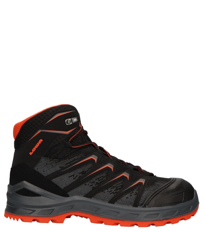 Lowa Werkschoen  <span>EW5460 Larrox Work GTX mid</span> EW5460 Larrox Work GTX mid zwart - www.bremmerschoenen.pro - Bremmer Schoenen