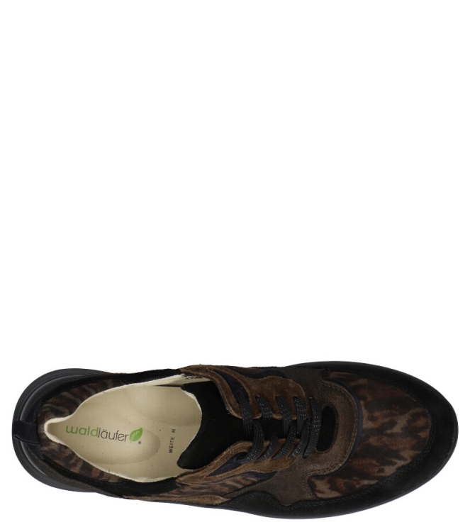 Waldlaufer sneaker <span>760002 510 709 H-Rosa</span> 760002 510 709 H-Rosa zwart - www.bremmerschoenen.pro - Bremmer Schoenen