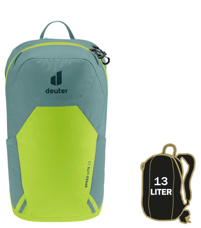 Deuter rugtas <span>DR3410022-2807 Speed Lite 13</span> DR3410022-2807 Speed Lite 13 groen - www.bremmerschoenen.pro - Bremmer Schoenen