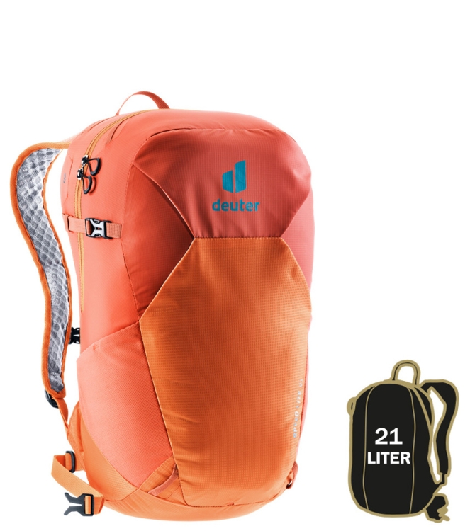 Deuter rugtas <span>DR3410222-9906 Speed Lite 21</span> DR3410222-9906 Speed Lite 21 oranje - www.bremmerschoenen.pro - Bremmer Schoenen