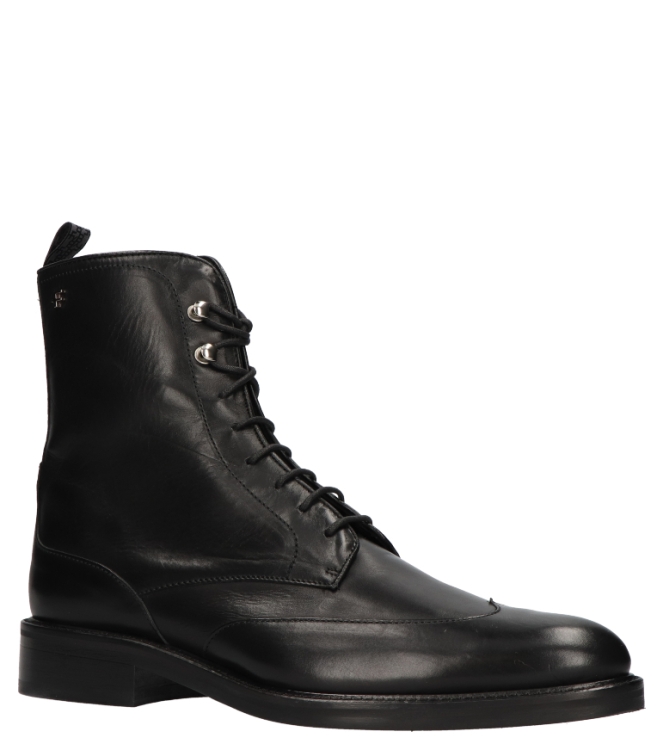 Floris van Bommel veterboot <span>Zurichi 03.00 SFW-80021 10-01</span> Zurichi 03.00 SFW-80021 10-01 zwart - www.bremmerschoenen.pro - Bremmer Schoenen