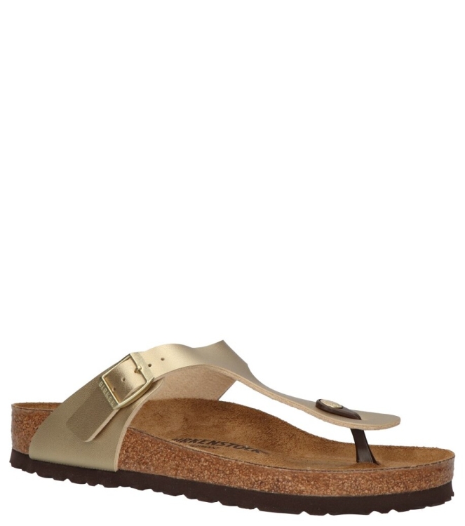 Birkenstock slipper <span>1016108 Gizeh</span> 1016108 Gizeh goud - www.bremmerschoenen.pro - Bremmer Schoenen