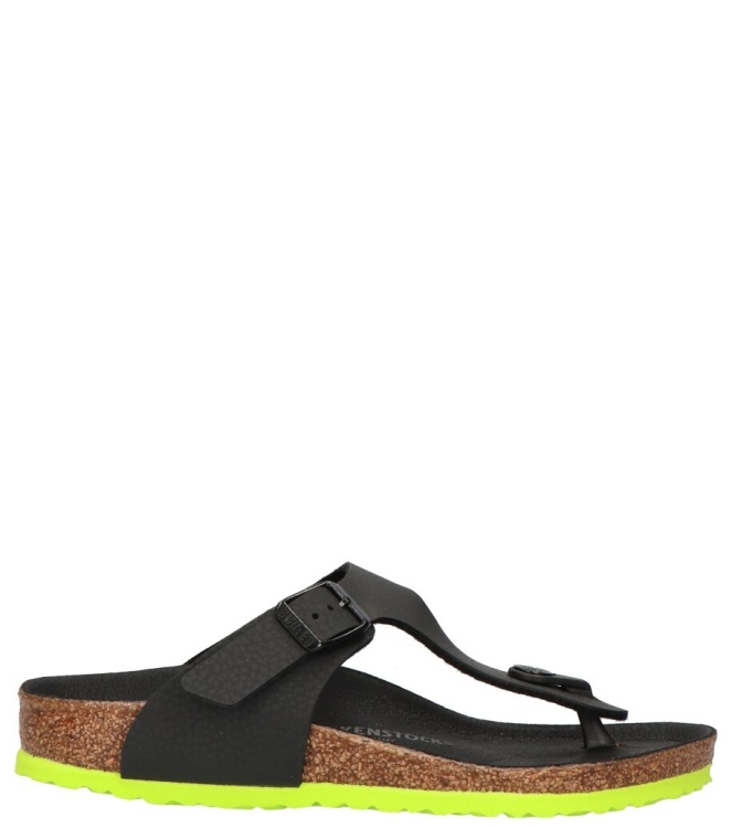 Birkenstock slipper <span>1024387 Gizeh Kids BF</span> 1024387 Gizeh Kids BF zwart - www.bremmerschoenen.pro - Bremmer Schoenen