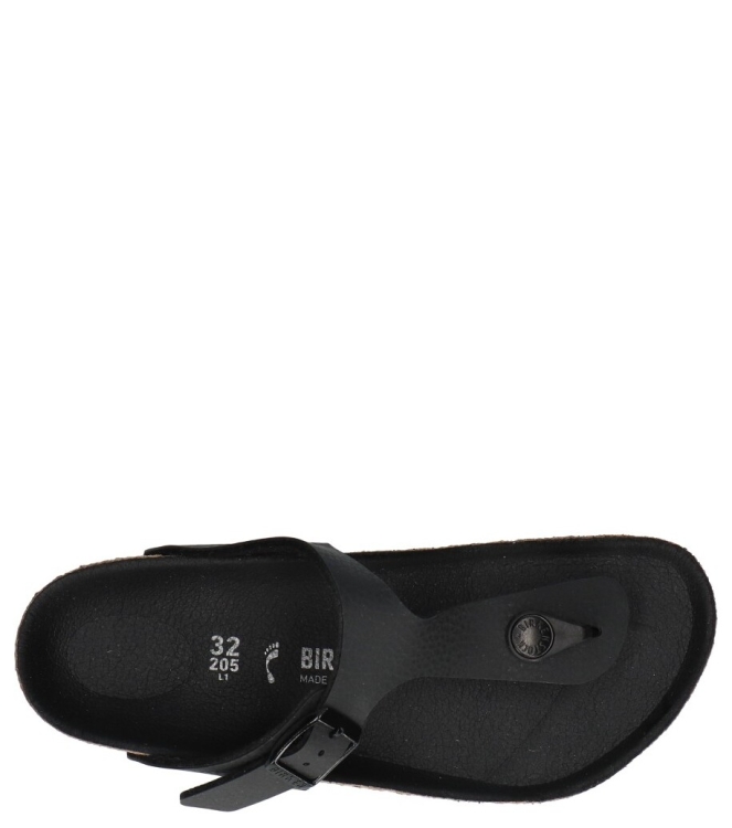 Birkenstock slipper <span>1024387 Gizeh Kids BF</span> 1024387 Gizeh Kids BF zwart - www.bremmerschoenen.pro - Bremmer Schoenen