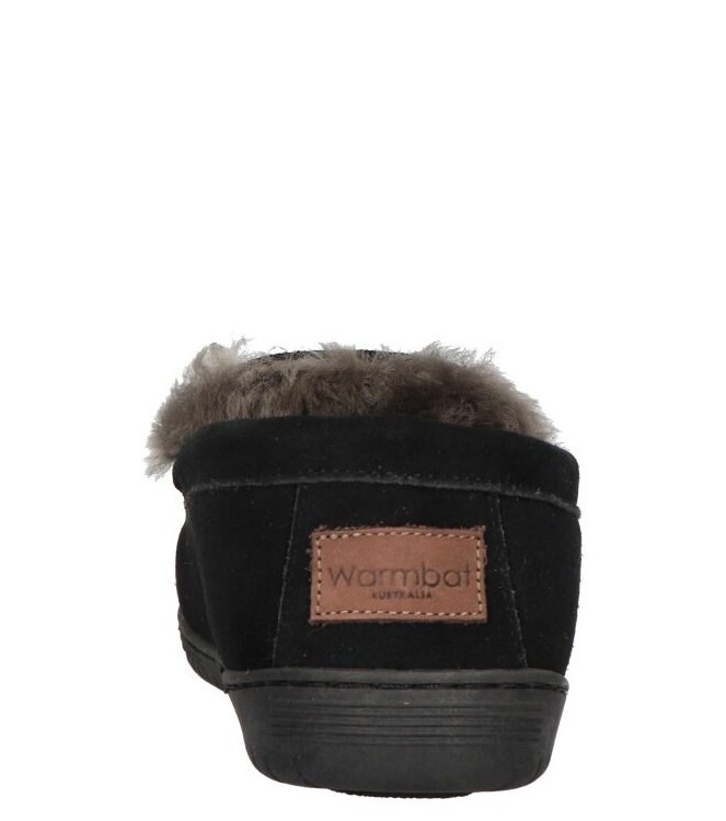 Warmbat pantoffel <span>Grizzly men GRZ4410 99 Black</span> Grizzly men GRZ4410 99 Black zwart - www.bremmerschoenen.pro - Bremmer Schoenen