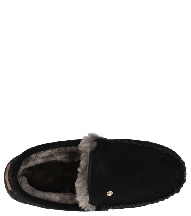 Warmbat pantoffel <span>Grizzly men GRZ4410 99 Black</span> Grizzly men GRZ4410 99 Black zwart - www.bremmerschoenen.pro - Bremmer Schoenen