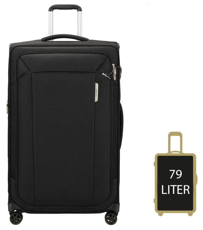 Samsonite koffer <span>143331 7416 Respark Spinner 79</span> 143331 7416 Respark Spinner 79 zwart - www.bremmerschoenen.pro - Bremmer Schoenen