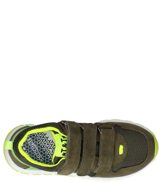 Track style klittenbandschoen <span>323355 169 Philip Pijl</span> 323355 169 Philip Pijl groen - www.bremmerschoenen.pro - Bremmer Schoenen