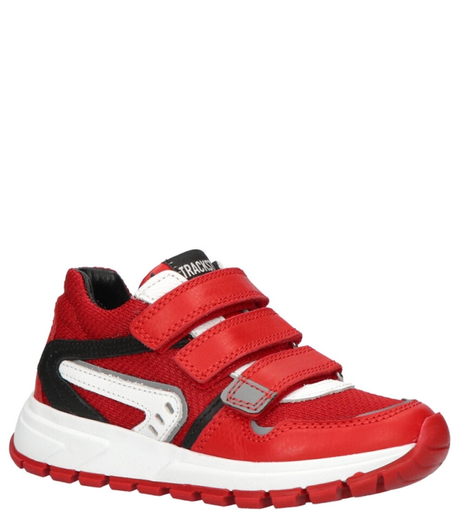 Track style klittenbandschoen <span>323322 441 Paul Pijl</span> 323322 441 Paul Pijl rood - www.bremmerschoenen.pro - Bremmer Schoenen