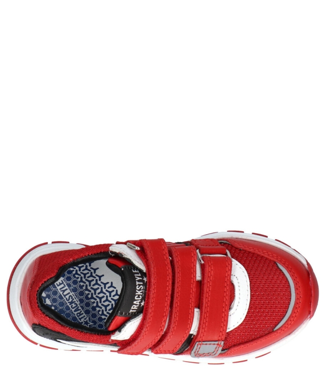 Track style klittenbandschoen <span>323322 441 Paul Pijl</span> 323322 441 Paul Pijl rood - www.bremmerschoenen.pro - Bremmer Schoenen