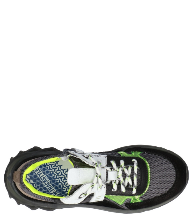 Track style sneaker <span>323390 488 David Dijk</span> 323390 488 David Dijk zwart - www.bremmerschoenen.pro - Bremmer Schoenen