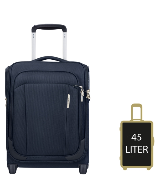 Samsonite handbagage <span>143311 1549 Respark Upright 45</span> 143311 1549 Respark Upright 45 blauw - www.bremmerschoenen.pro - Bremmer Schoenen