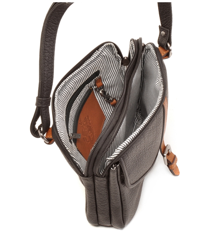 Berba Berba Crossbody tas <span>125-041-12</span> Chocolate Berba Crossbody tas <span>125-041-12</span> 125-041-12 bruin - www.bremmerschoenen.pro - Bremmer Schoenen