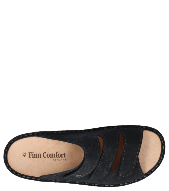 Finn Comfort slipper <span>1508 049413 Korfu</span> 1508 049413 Korfu blauw - www.bremmerschoenen.pro - Bremmer Schoenen