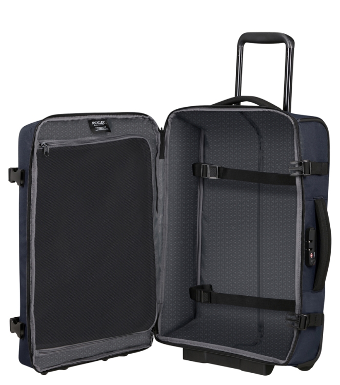 Samsonite reistas met wielen <span>143269 1247 Roader Duffle 55</span> 143269 1247 Roader Duffle 55 blauw - www.bremmerschoenen.pro - Bremmer Schoenen