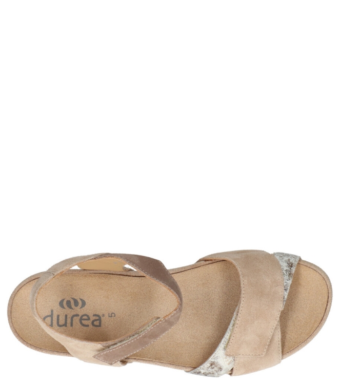 Durea sandaal <span>7403 024 0277</span> 7403 024 0277 beige - www.bremmerschoenen.pro - Bremmer Schoenen