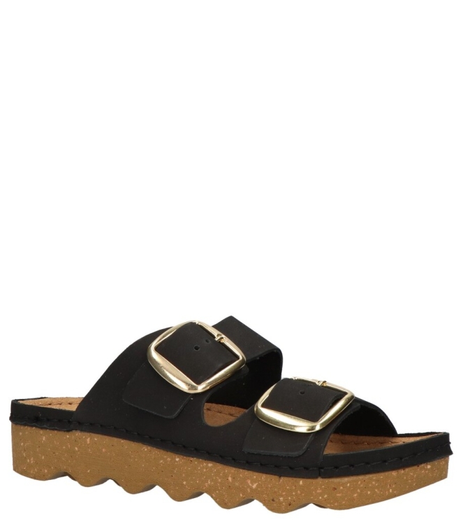 Rohde slipper <span>6222 90</span> 6222 90 zwart - www.bremmerschoenen.pro - Bremmer Schoenen