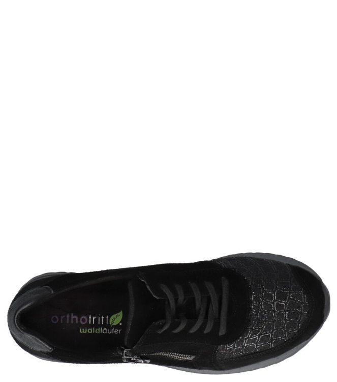 Waldlaufer sneaker <span>752H02 303 001 H-Vicky</span> 752H02 303 001 H-Vicky zwart - www.bremmerschoenen.pro - Bremmer Schoenen