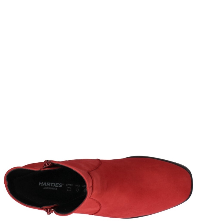 Hartjes enkellaars <span>172.1902 55/00 Blues</span> 172.1902 55/00 Blues rood - www.bremmerschoenen.pro - Bremmer Schoenen
