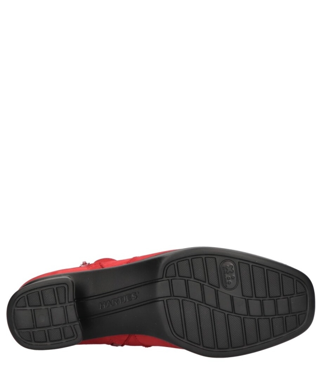 Hartjes enkellaars <span>172.1902 55/00 Blues</span> 172.1902 55/00 Blues rood - www.bremmerschoenen.pro - Bremmer Schoenen