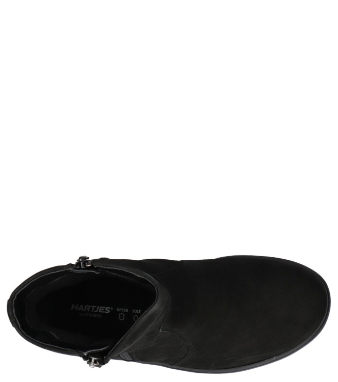 Hartjes enkellaars <span>172.1709 01/00 Soul</span> 172.1709 01/00 Soul zwart - www.bremmerschoenen.pro - Bremmer Schoenen