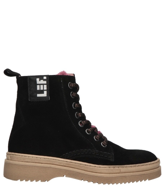 LEF veterboot <span>LF202317.70 9836</span> LF202317.70 9836 zwart - www.bremmerschoenen.pro - Bremmer Schoenen