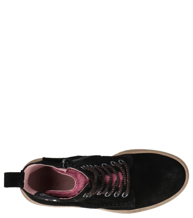 LEF veterboot <span>LF202317.70 9836</span> LF202317.70 9836 zwart - www.bremmerschoenen.pro - Bremmer Schoenen