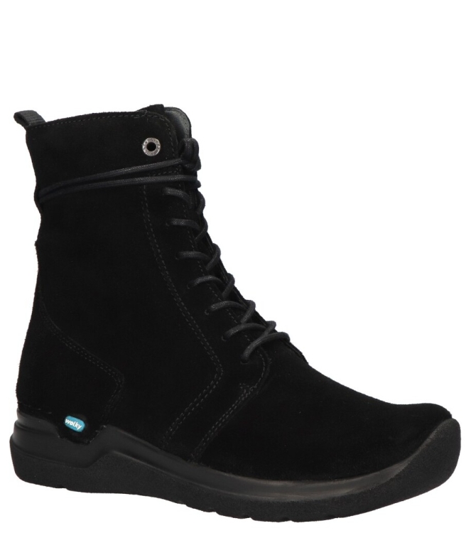 Wolky veterboot <span>0662640 000 Bluff</span> 0662640 000 Bluff zwart - www.bremmerschoenen.pro - Bremmer Schoenen
