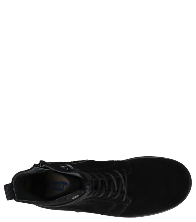 Wolky veterboot <span>0662640 000 Bluff</span> 0662640 000 Bluff zwart - www.bremmerschoenen.pro - Bremmer Schoenen