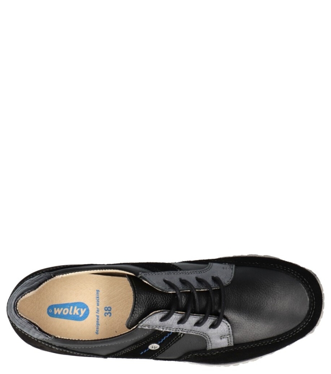 Wolky sneaker <span>0580490 001 E-Walk</span> 0580490 001 E-Walk zwart - www.bremmerschoenen.pro - Bremmer Schoenen