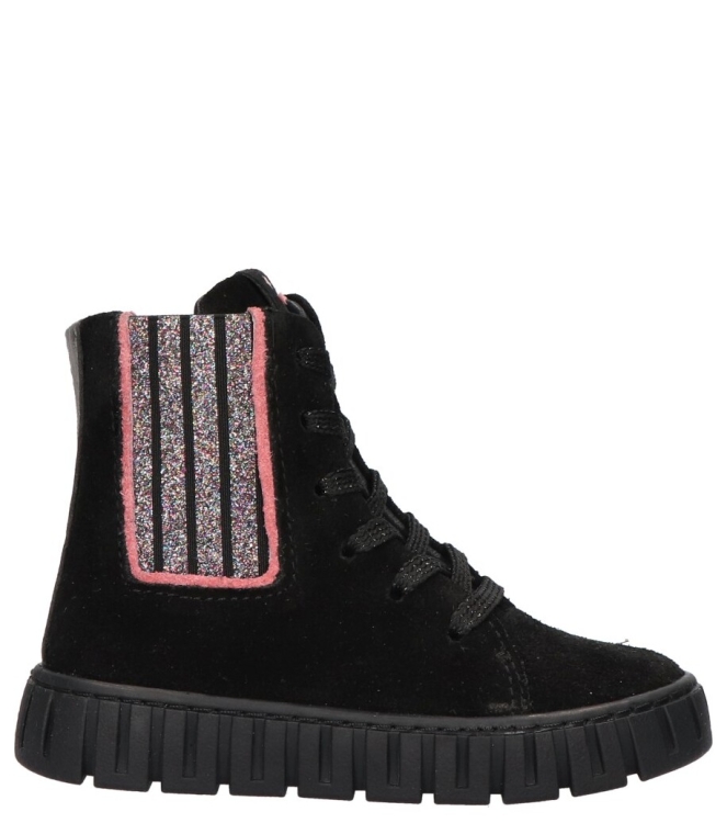 Jochie-Freaks sneaker <span>JF-23162 200 Brune</span> JF-23162 200 Brune zwart - www.bremmerschoenen.pro - Bremmer Schoenen
