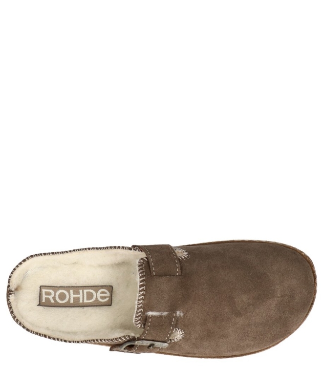 Rohde pantoffel <span>6123 77</span> 6123 77 bruin - www.bremmerschoenen.pro - Bremmer Schoenen