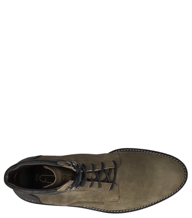 Gijs veterboot <span>2125 015 0760</span> 2125 015 0760 groen - www.bremmerschoenen.pro - Bremmer Schoenen