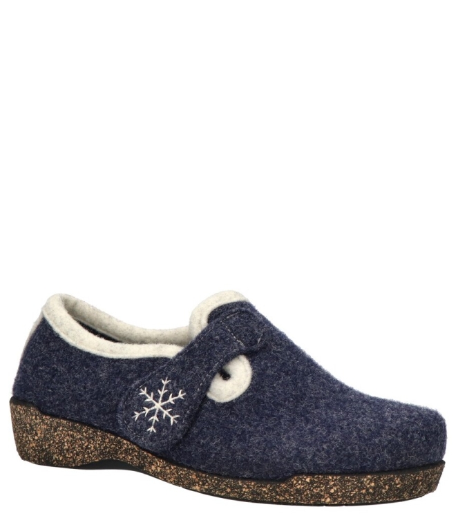 Fischer pantoffel <span>205620 501</span> 205620 501 blauw - www.bremmerschoenen.pro - Bremmer Schoenen