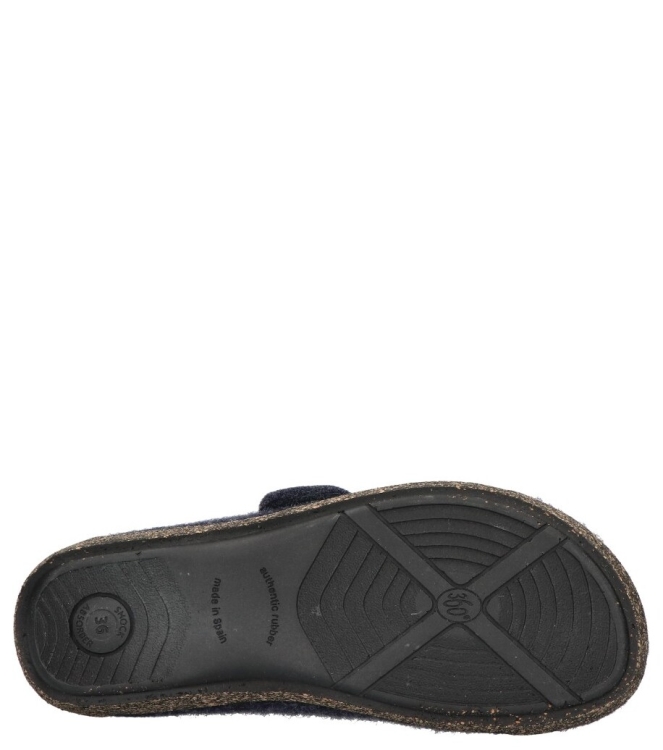 Fischer pantoffel <span>205620 501</span> 205620 501 blauw - www.bremmerschoenen.pro - Bremmer Schoenen
