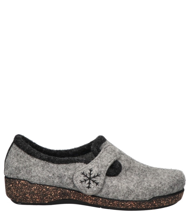 Fischer pantoffel <span>205620 666</span> 205620 666 grijs - www.bremmerschoenen.pro - Bremmer Schoenen