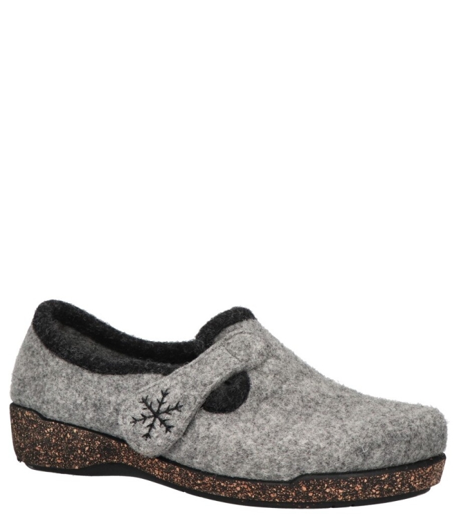 Fischer pantoffel <span>205620 666</span> 205620 666 grijs - www.bremmerschoenen.pro - Bremmer Schoenen
