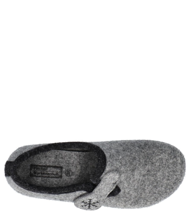 Fischer pantoffel <span>205620 666</span> 205620 666 grijs - www.bremmerschoenen.pro - Bremmer Schoenen
