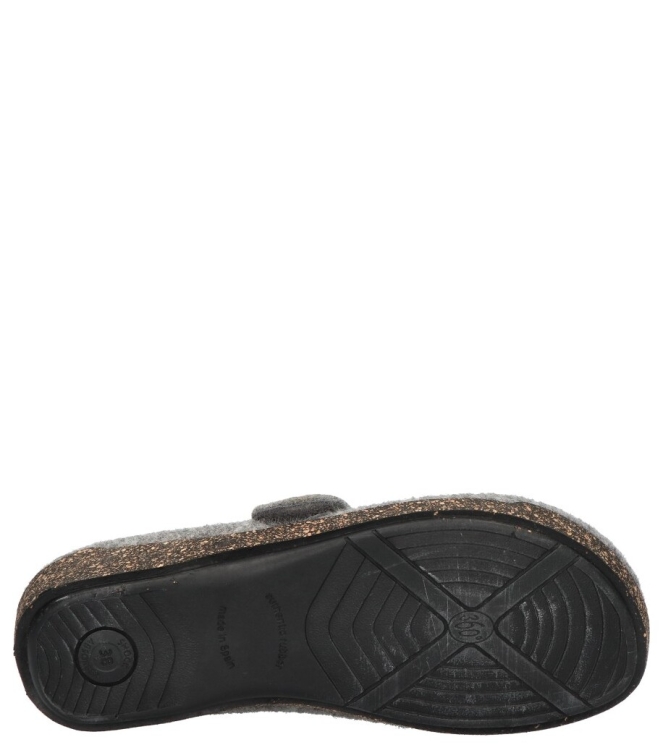 Fischer pantoffel <span>205620 666</span> 205620 666 grijs - www.bremmerschoenen.pro - Bremmer Schoenen
