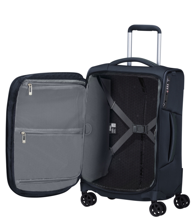 Samsonite Trolley <span>143325 1549 Respark Spinner 55</span> 143325 1549 Respark Spinner 55 blauw - www.bremmerschoenen.pro - Bremmer Schoenen
