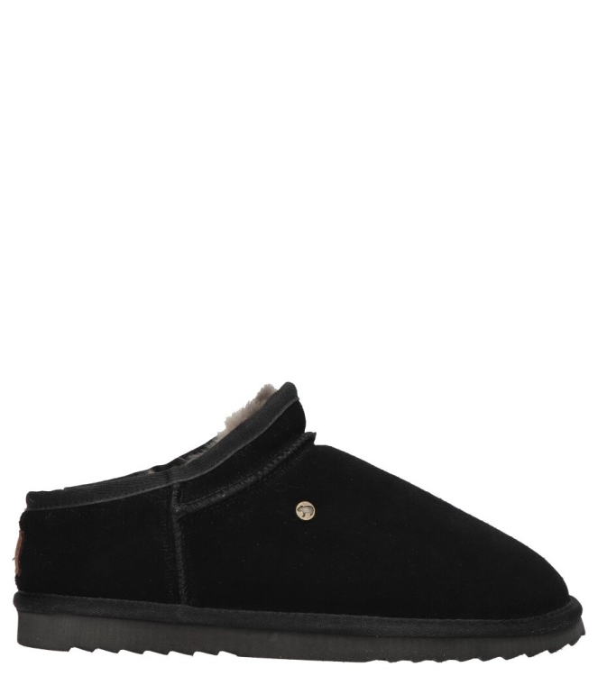 Warmbat pantoffel <span>Conner men CNR421099 Black</span> Conner men CNR421099 Black zwart - www.bremmerschoenen.pro - Bremmer Schoenen